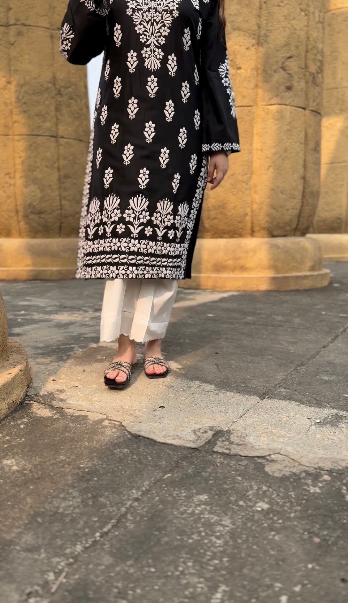 FOXY Embossed Indian Chicken Kari Kurti