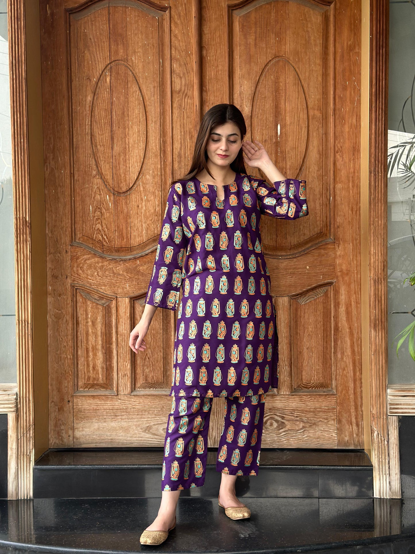 LAL - TIAN PRINTED 2PCS STITCHED