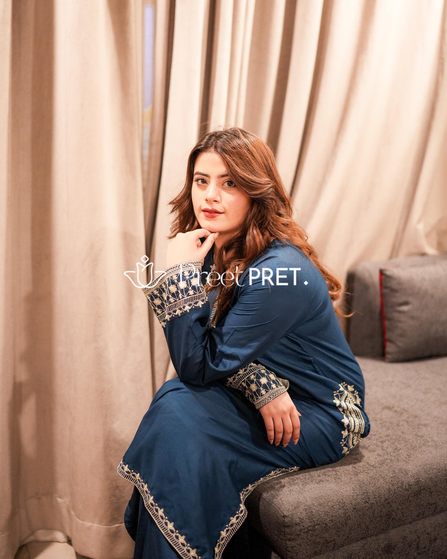 GHAZAL EMBROIDED 2PC